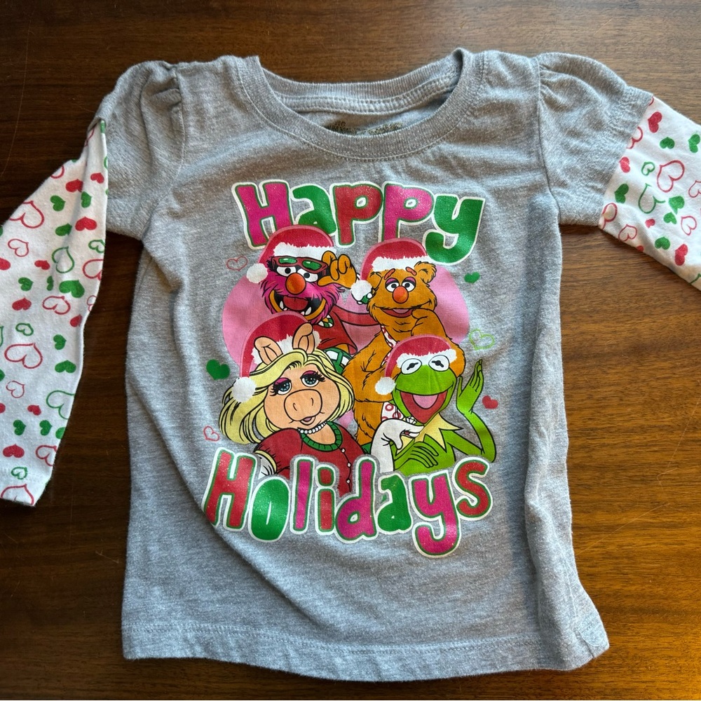 24 month holiday muppets shirt